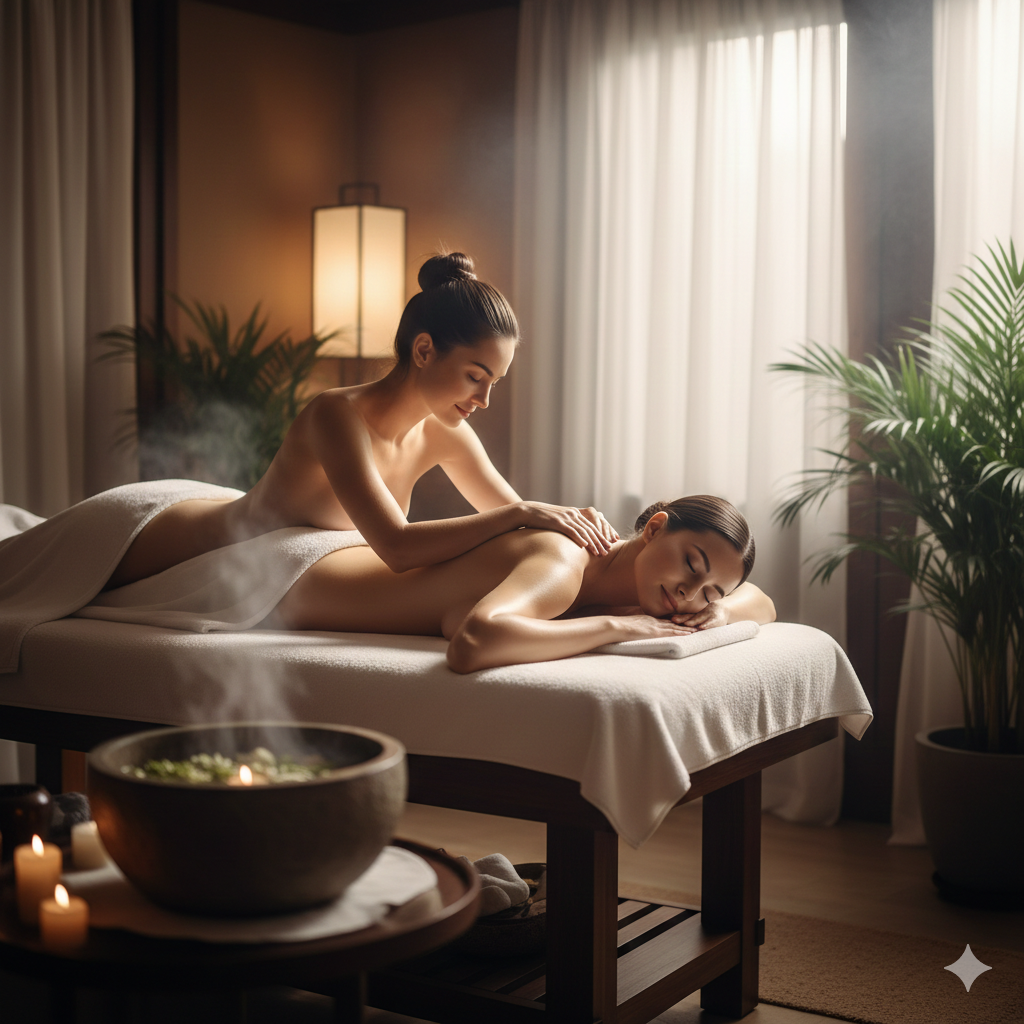 Thai traditional massage